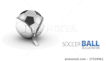 Soccer ball isolated on white background. 3d Soccer ball isolated on white background. 3d 37509961