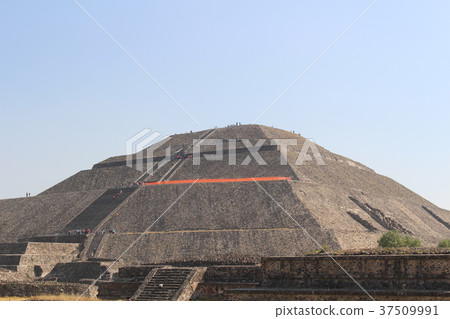 特奧蒂瓦坎的太陽金字塔世界遺產墨西哥 37509991