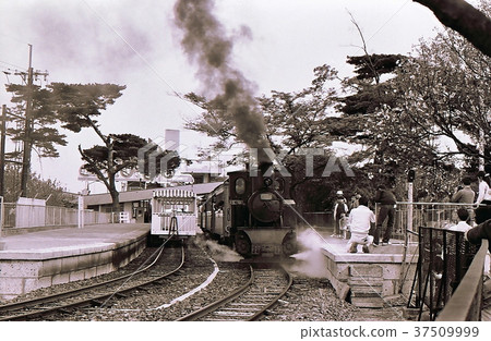 Showa 53 steam locomotive of the Seibu Railway Yamaguchi Line 37509999