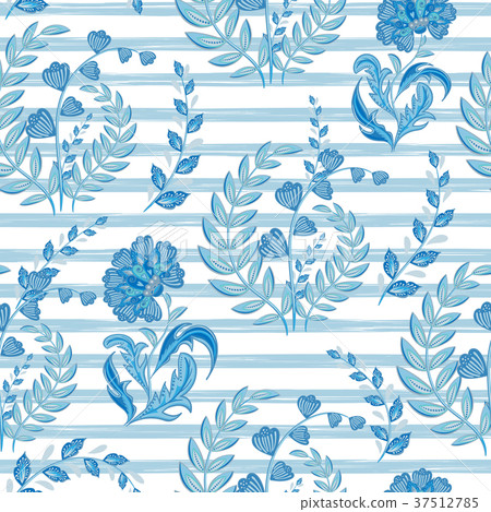 Seamless floral pattern with hand draw fantasy Seamless floral pattern with hand draw fantasy 37512785