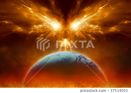 End of world, complete destruction of planet Earth End of world, complete destruction of planet Earth 37514055