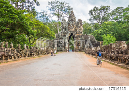 Entrance of Angkor Thom Cambodia 37516315