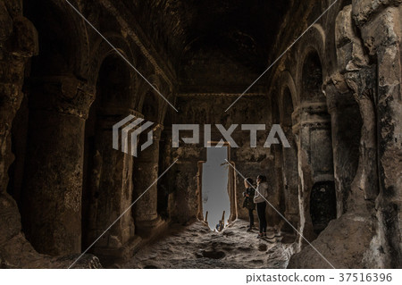 Inside Cave monastery in Cappadocia Turkey 37516396