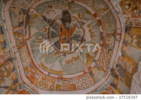 Cave church in Cappadocia Turkey Cave church in Cappadocia Turkey 37516397