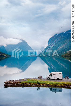 Family vacation travel RV, holiday trip 37517501