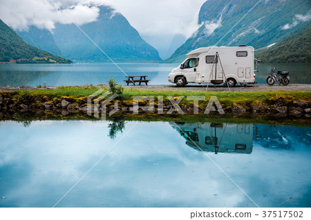 Family vacation travel RV, holiday trip  37517502