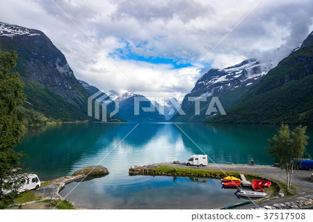 Family vacation travel RV, holiday trip  37517508