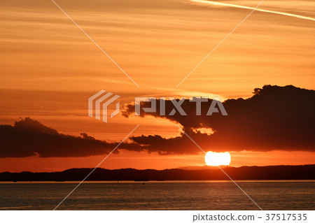 Sunset in Tokyo Bay Sunset in Tokyo Bay 37517535