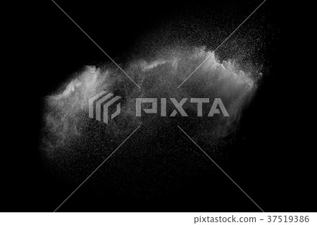Freeze motion of white particle on  background. 37519386