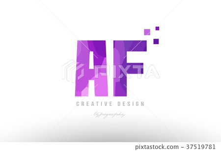 pink alphabet letter logo combination with squares - Stock Illustration ...
