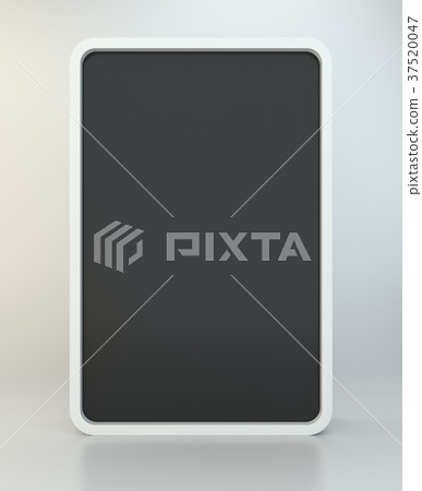 Blank advertising stand. Interactive information 37520047