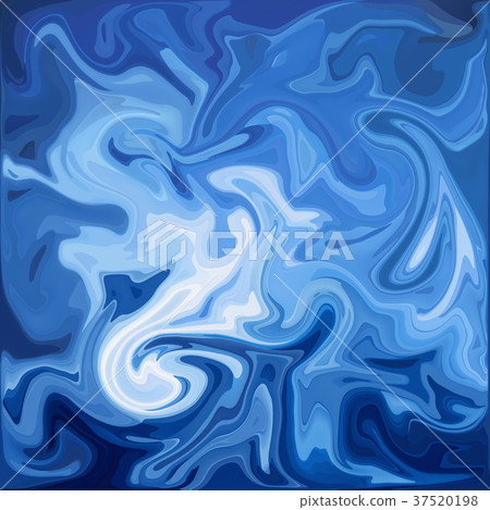 Blue Digital Acrylic Color Swirl Blue Digital Acrylic Color Swirl 37520198