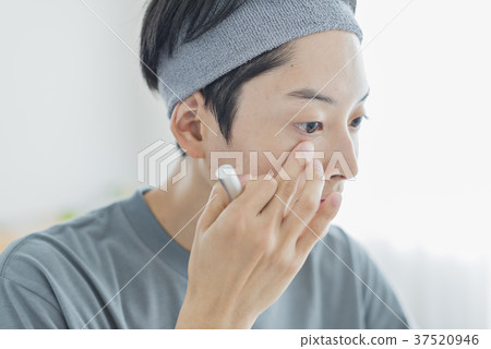 男士美容男士化妝皮膚 37520946