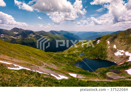 beautiful summer landscape of Fagaras mountains beautiful summer landscape of Fagaras mountains 37522084