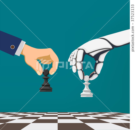 hand holding a chess 37523133