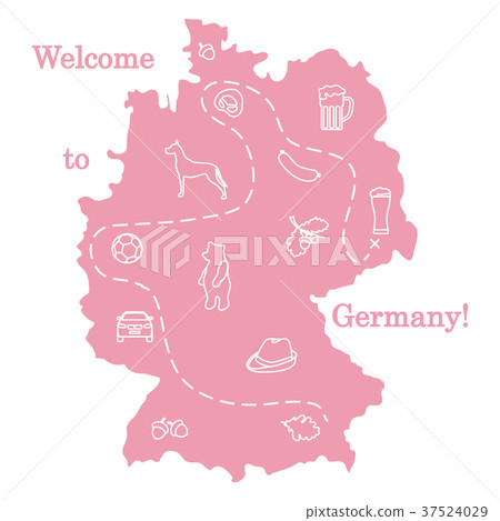 various symbols of Germany Travel and leisure. 37524029