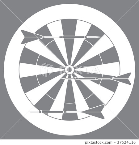target and arrows for the darts Sports theme. 37524116