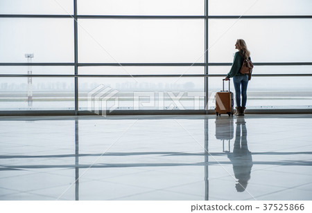 Smiling tourist getting ready for tour 37525866