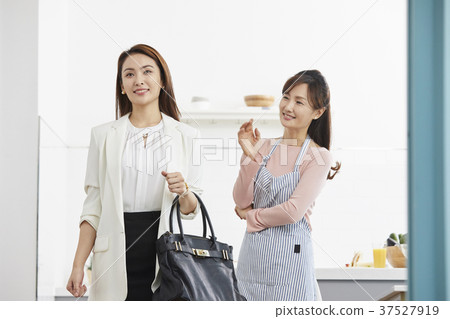 媽媽,女兒,生活,韓國人 媽媽,女兒,生活,韓國人 37527919