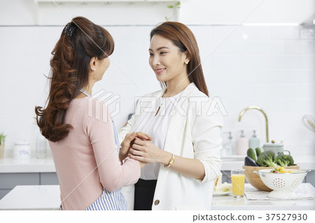 媽媽,女兒,生活,韓國人 媽媽,女兒,生活,韓國人 37527930