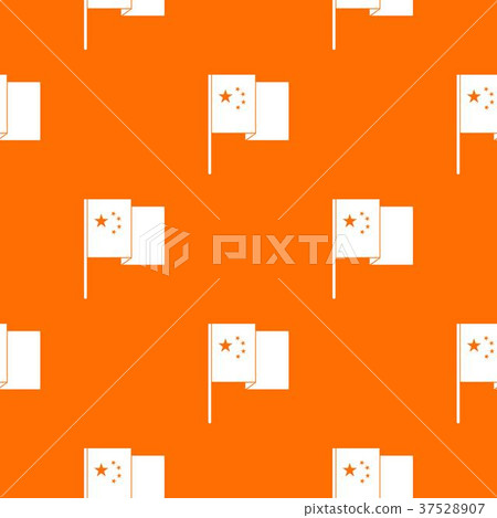 China flag pattern seamless 37528907