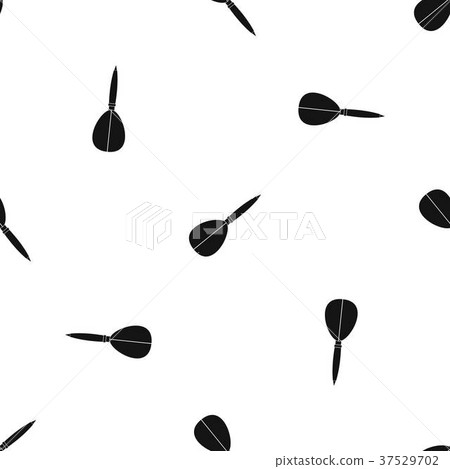 Arrow to play dart pattern seamless black Arrow to play dart pattern seamless black 37529702