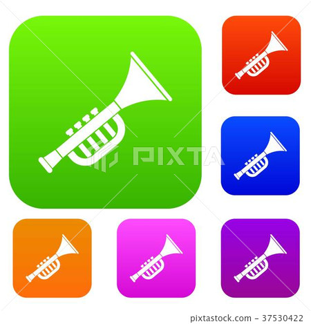 Trumpet toy set color collection Trumpet toy set color collection 37530422