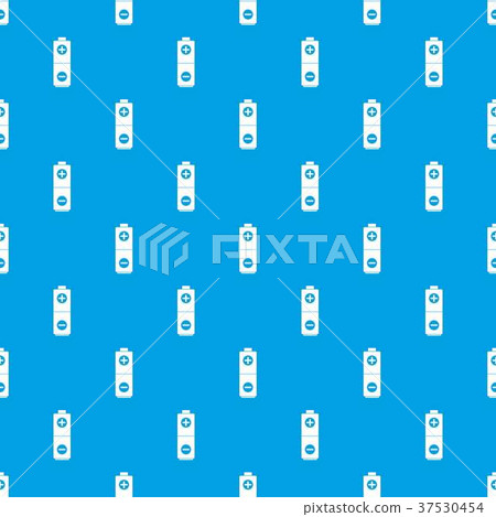 Battery pattern seamless blue Battery pattern seamless blue 37530454