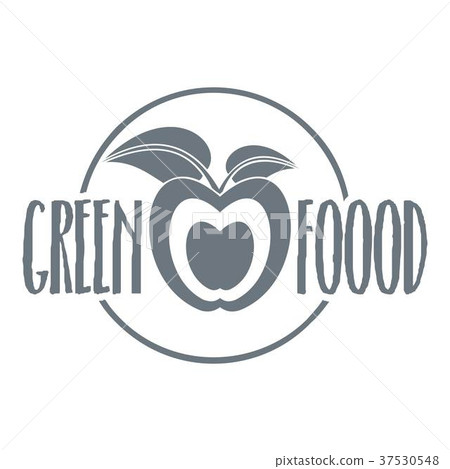 Eco food logo, vintage style 37530548