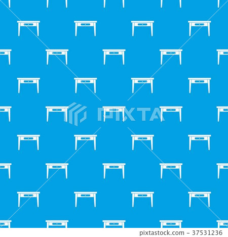 Wooden table pattern seamless blue 37531236