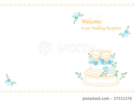 Wedding Program Table Bear Stock Illustration 37531378 Pixta