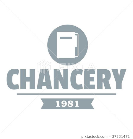 Chancery logo, simple gray style 37531471