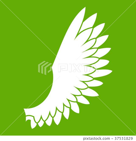 Wing icon green - Stock Illustration [37531829] - PIXTA