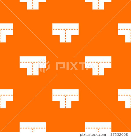 Tshaped crossroad pattern seamless 37532008