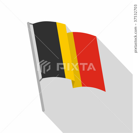 Germany flag icon, flat style 37532703