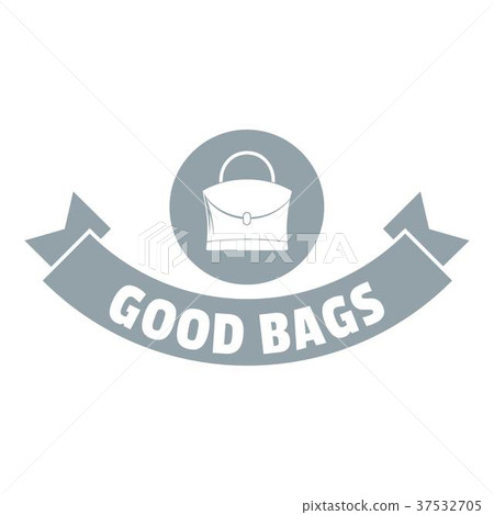Lady bags logo, simple gray style Lady bags logo, simple gray style 37532705