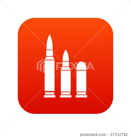 Bullets icon digital red - Stock Illustration [37532782] - PIXTA
