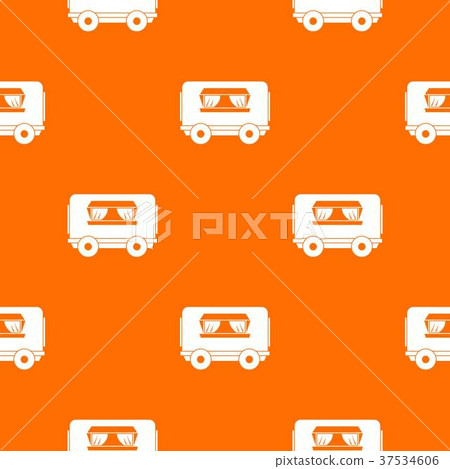 Food trailer pattern seamless Food trailer pattern seamless 37534606