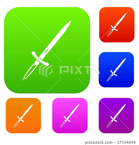 Sword set color collection Sword set color collection 37534849