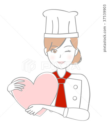 女廚師Patissier心 女廚師Patissier心 37539903
