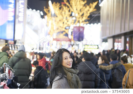 Seoul Myeongdong Night Seoul Myeongdong Night 37543005