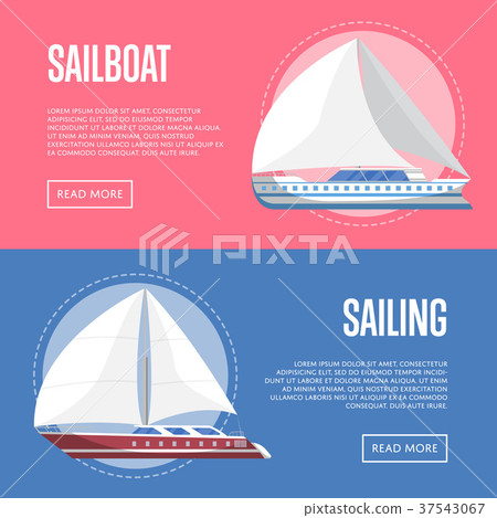 Worldwide sailing flyers with sailboats Worldwide sailing flyers with sailboats 37543067