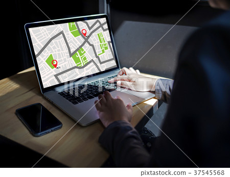 GPS Map to Route Destination network connection GPS Map to Route Destination network connection 37545568