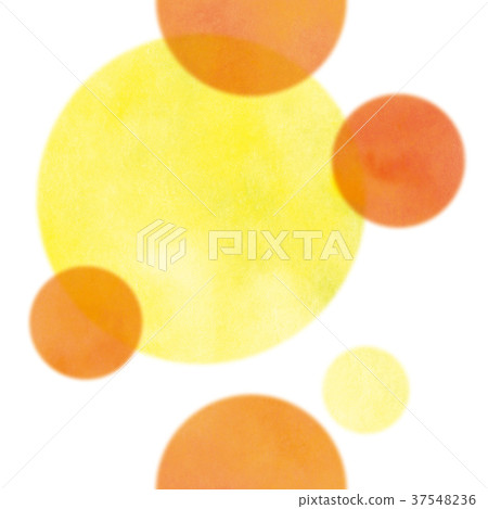 Orange polka dot pattern 37548236
