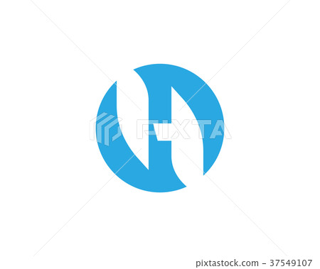 H Letter Logo Template Design 37549107