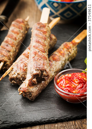 Minced meat kebab Minced meat kebab 37549611