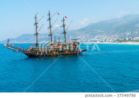 Wooden sailing tourist ships in the Mediterranean 37549798