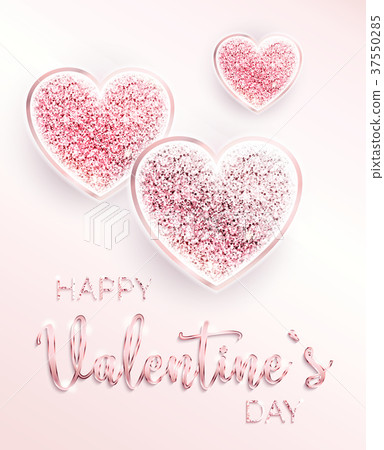 Happy valentines day. Romantic design card. Happy valentines day. Romantic design card. 37550285