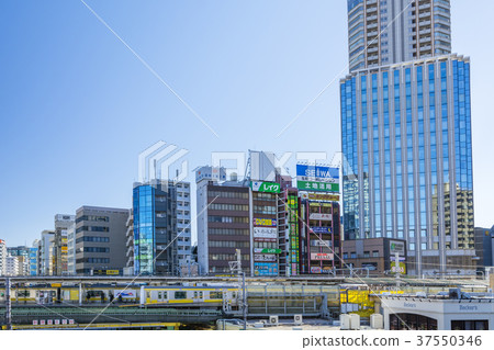 Tokyo Iidabashi Ekimae Iidabashi intersection scenery Tokyo Iidabashi Ekimae Iidabashi intersection scenery 37550346