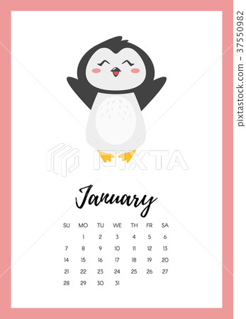 January 2018 year calendar page January 2018 year calendar page 37550982